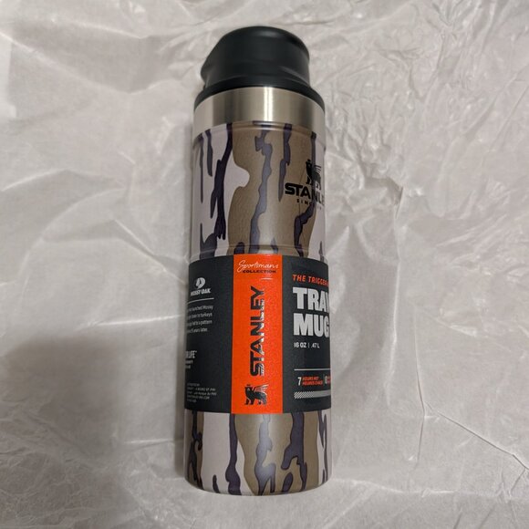 VERY RARE Stanley 16oz 0.47L Camo Trigger-Action Travel Mug NEW - Picture 4 of 6